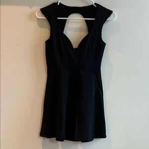 Tobi Chic Black Cutout Mini Dress